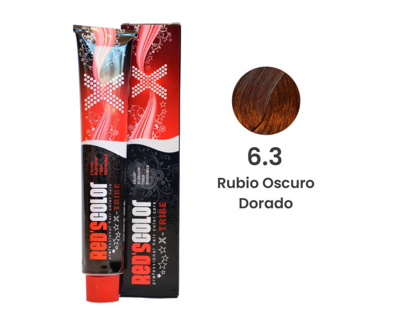 Tinte RED'S COLOR caviar 100ml 6.3