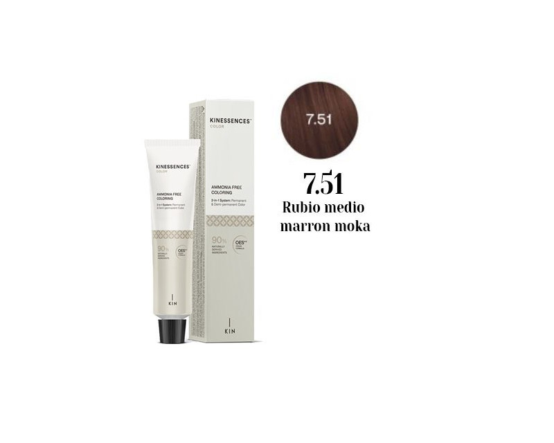 Tinte vegano sin amoniaco Kinessences 7.51 100 ml