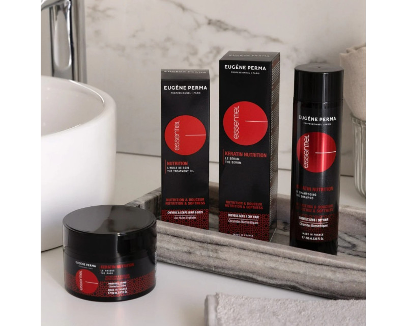 Eugene Perma Essentiel Keratin Nutrition mascarilla para cabellos secos 500 ml