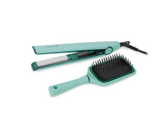 Kit Corioliss Plancha de Pelo C1 Mint Green + Paddle Mint Green